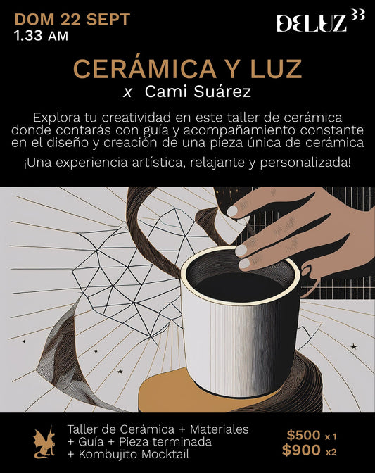 CERÁMICA Y LUZ X CAMI SUÁREZ